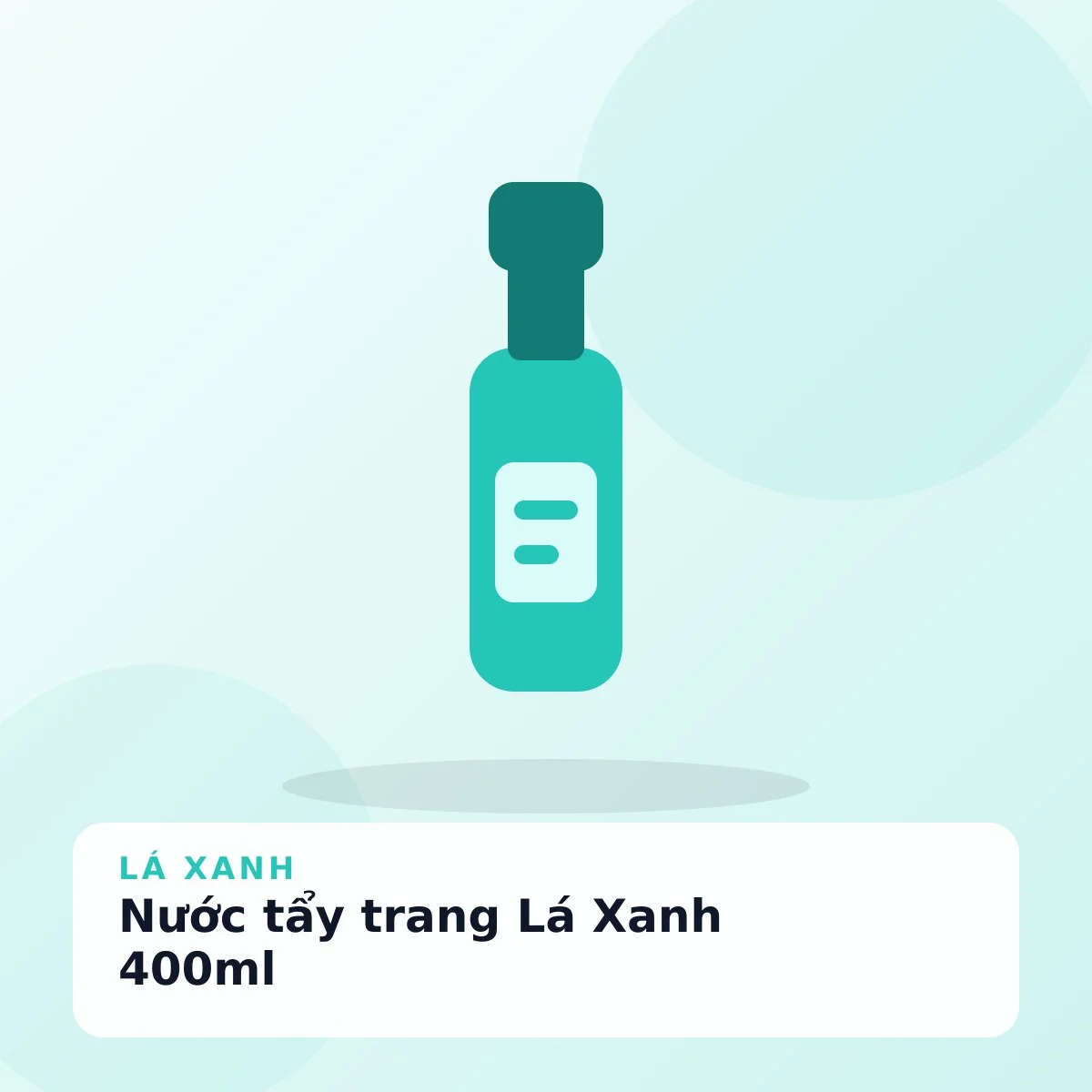 Nước tẩy trang Lá Xanh 400ml