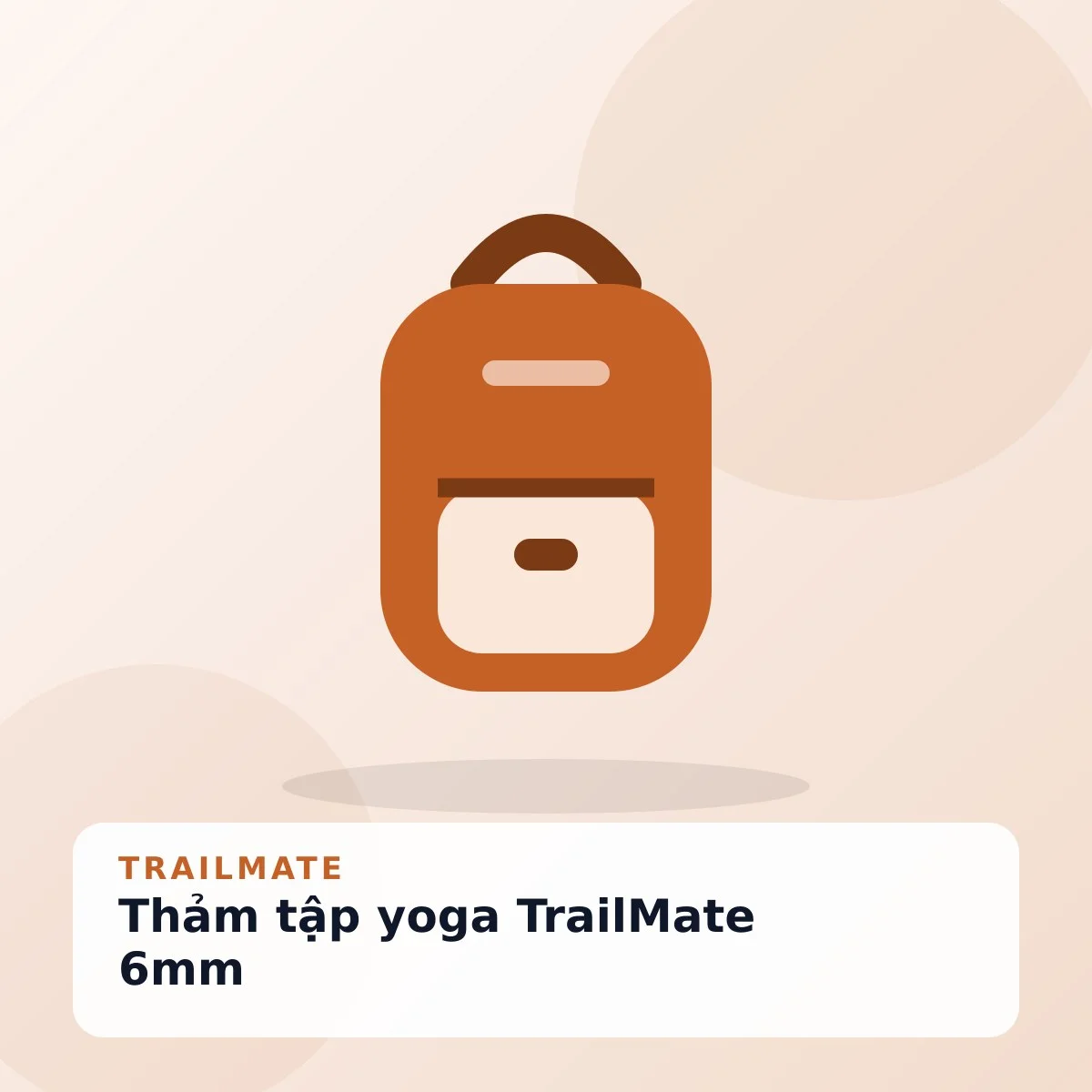 Thảm tập yoga TrailMate 6mm