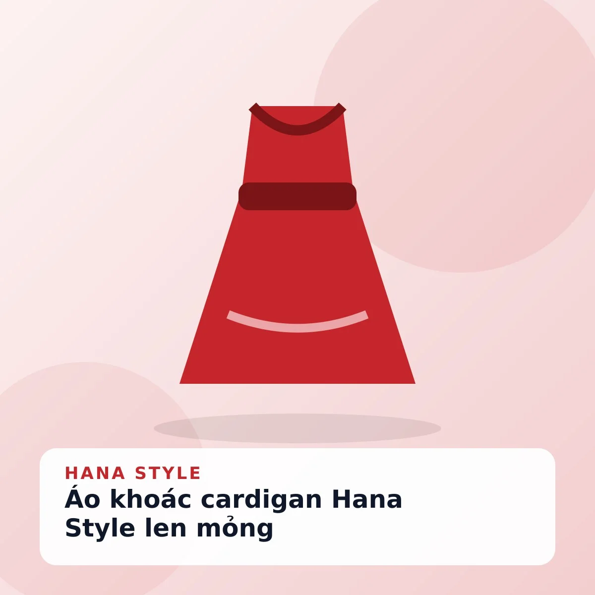 Áo khoác cardigan Hana Style len mỏng