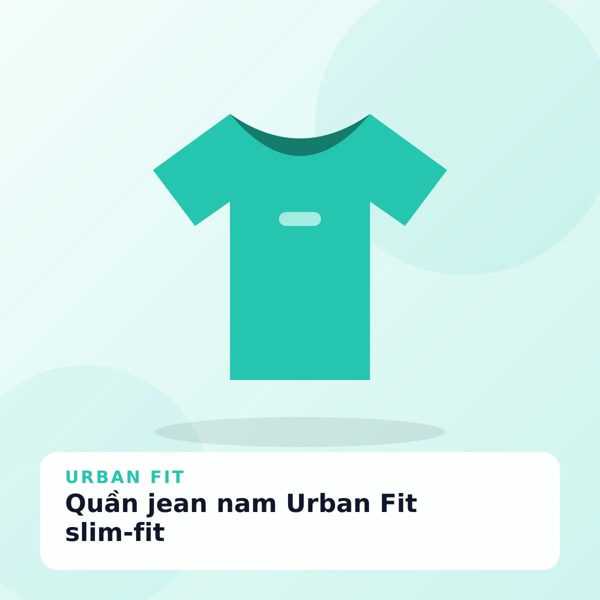 Quần jean nam Urban Fit slim-fit