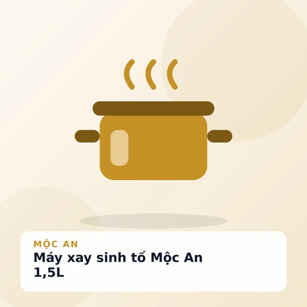 Máy xay sinh tố Mộc An 1,5L