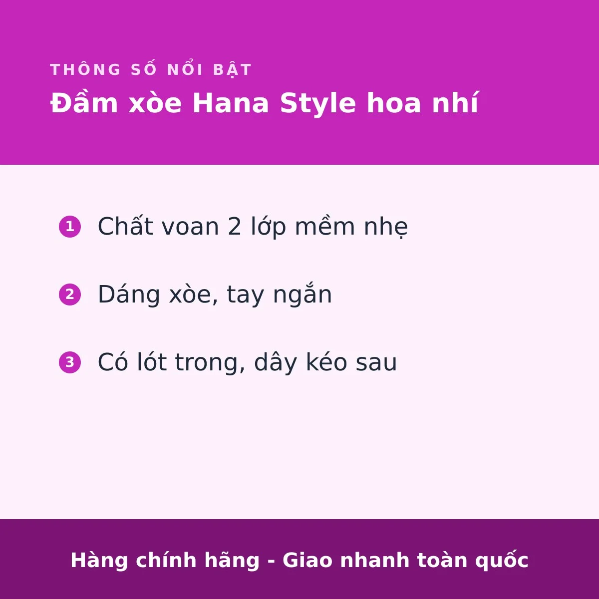 Đầm xòe Hana Style hoa nhí - ảnh 3