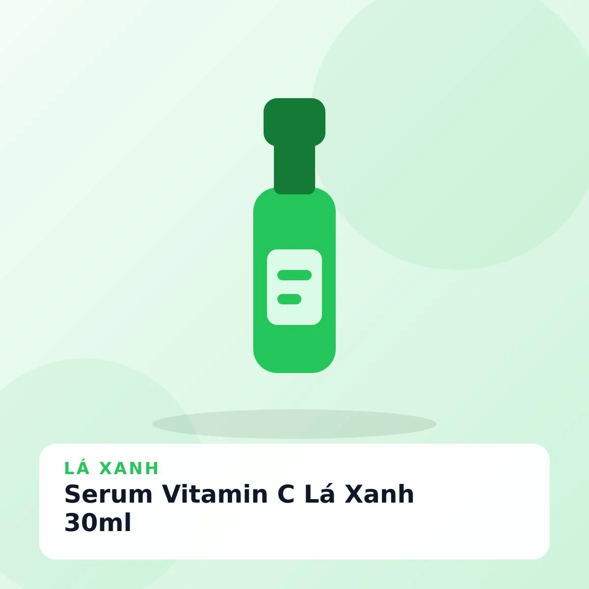 Serum Vitamin C Lá Xanh 30ml
